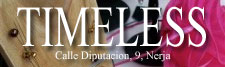 TIMELESS is an elegant and charming boutique in Calle Diputacion, newly opened in April 2011, just a 2 minute walk from the Balcon de Europa in Nerja. Click to Read More. timeless
