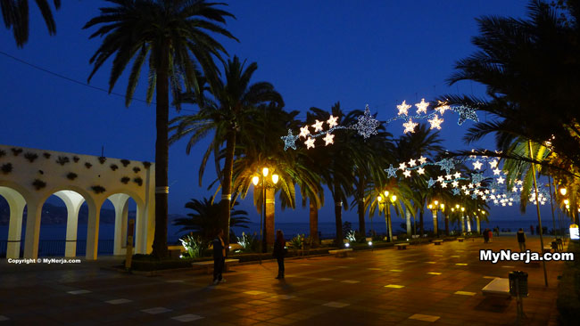 Christmas Lights Balcon de Europa Nerja